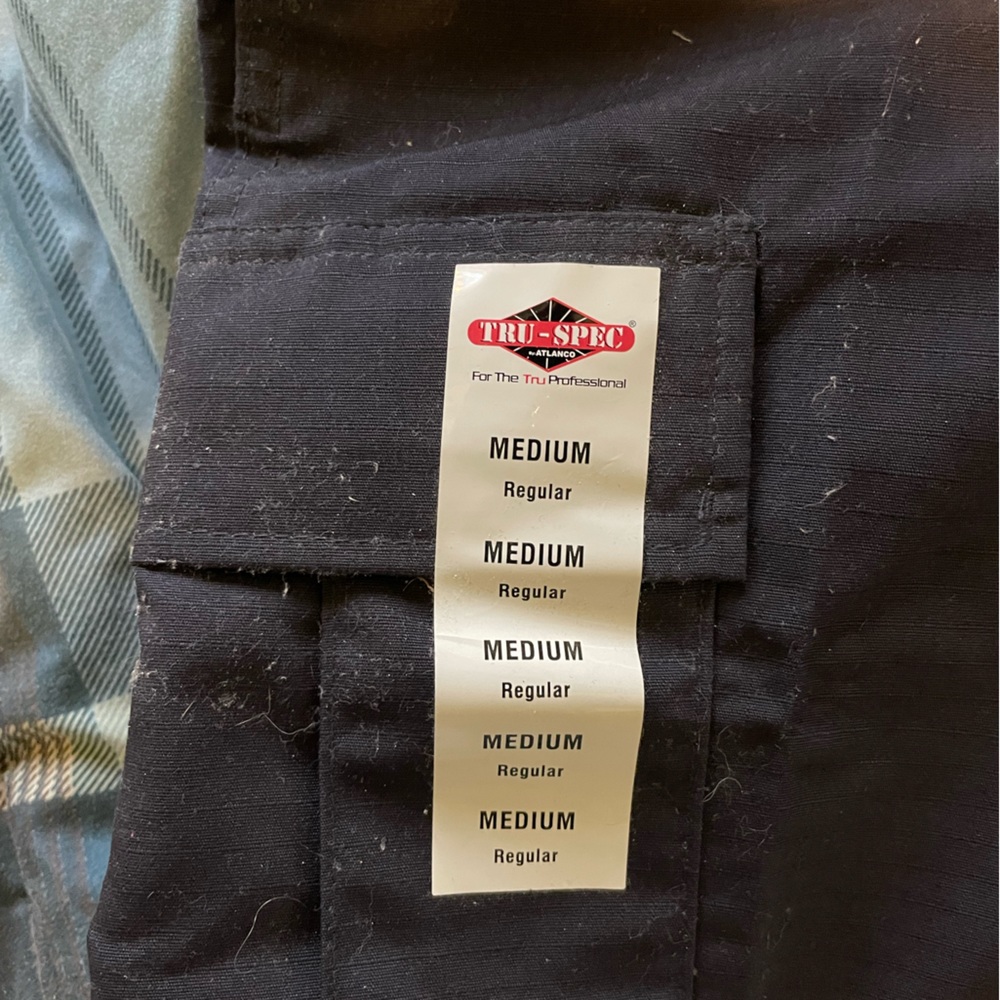 Tru-Spec black BDU pants